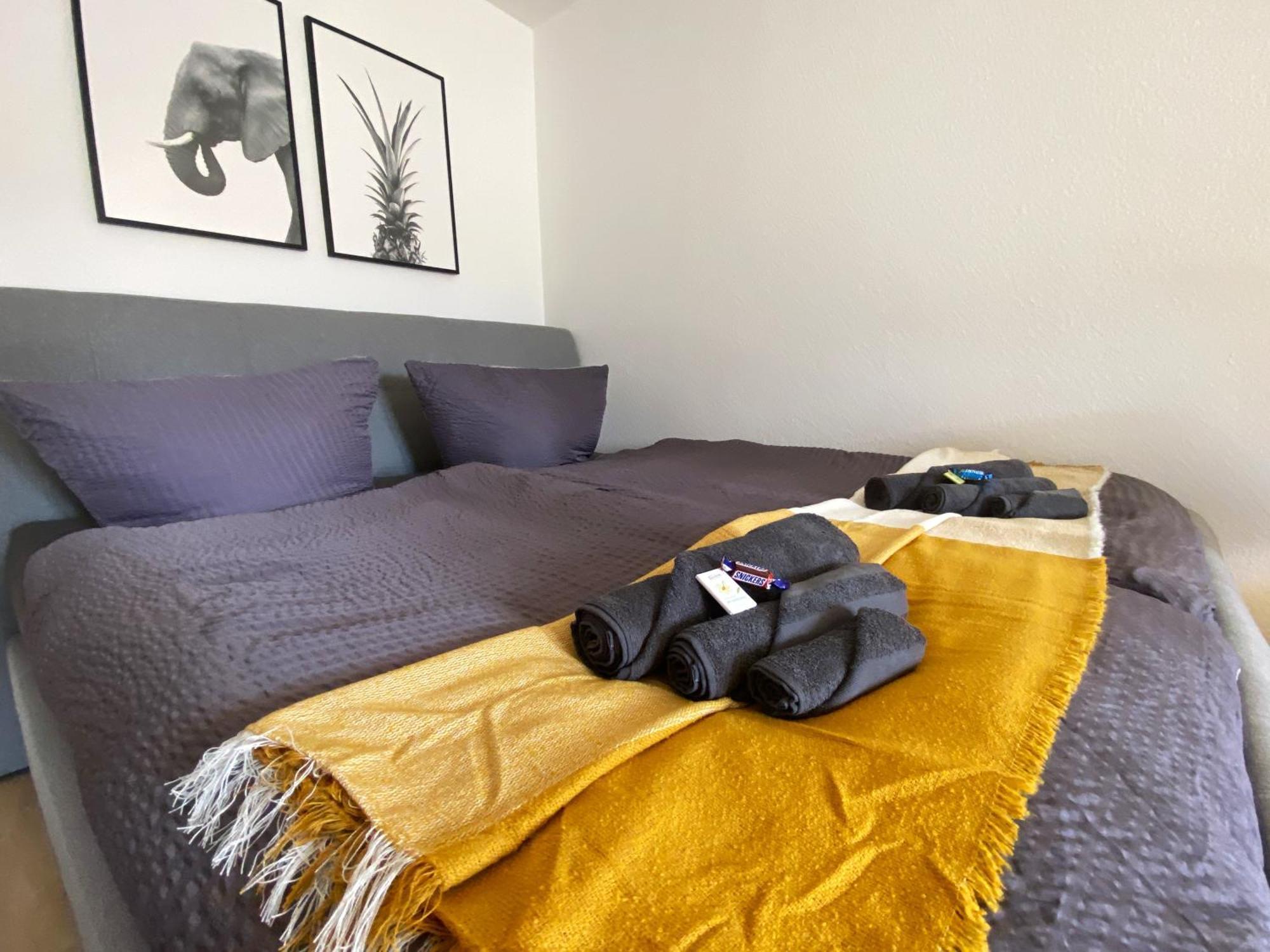Schoelerberg Apartment Mit Tiefgaragenparkplatz Und Kingsize-Bett ออสนาบรึค ภายนอก รูปภาพ